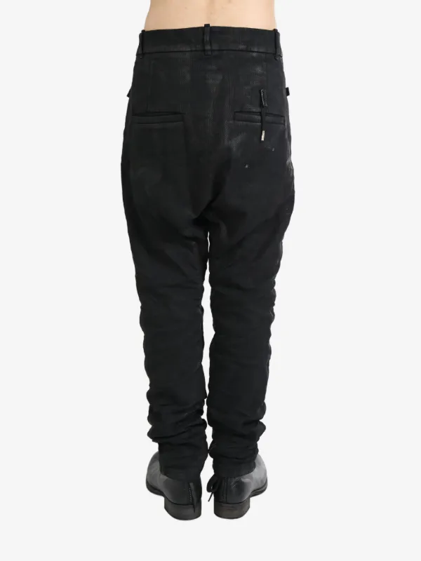 Boris Bidjan Saberi Cotton loose-fit Trousers | ブラック | FARFETCH JP