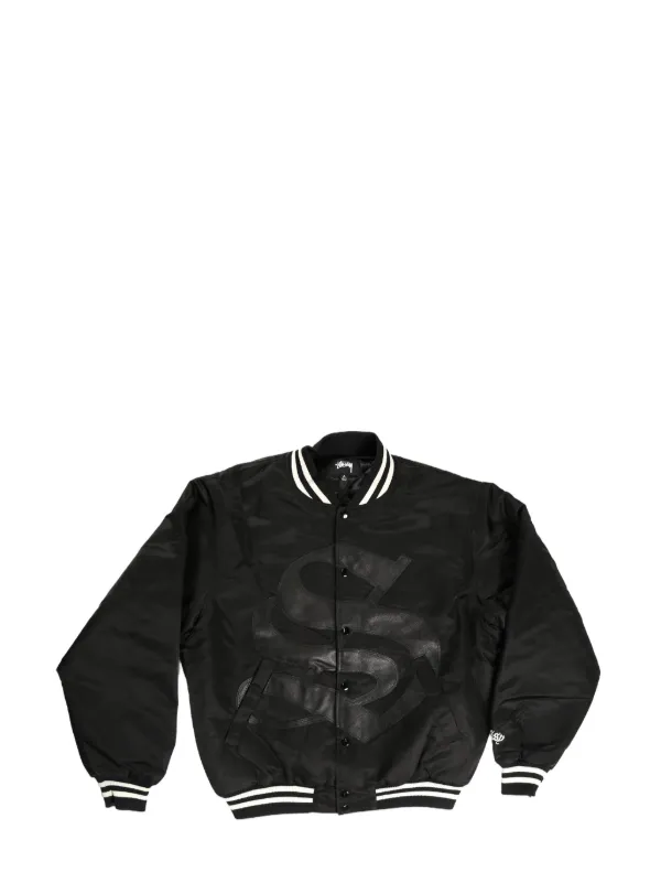Stussy/24ss STADIUM スタジャンジャケット 黒 XL STUSSY ステューシー 24SS STADIUM JACKET GOTHIC S スタジアム