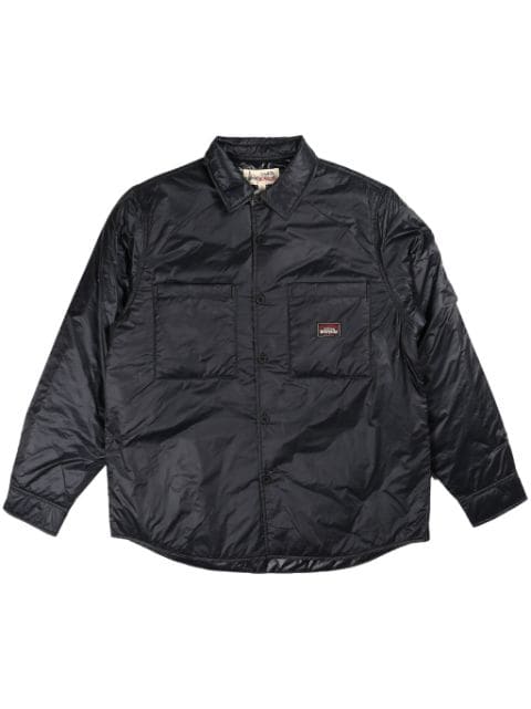 Stüssy logo-patch shirt jacket