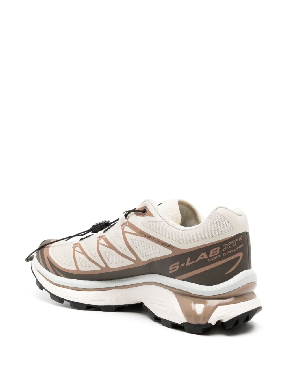 Shop Salomon Xt-6 Low-top Sneakers In Brown