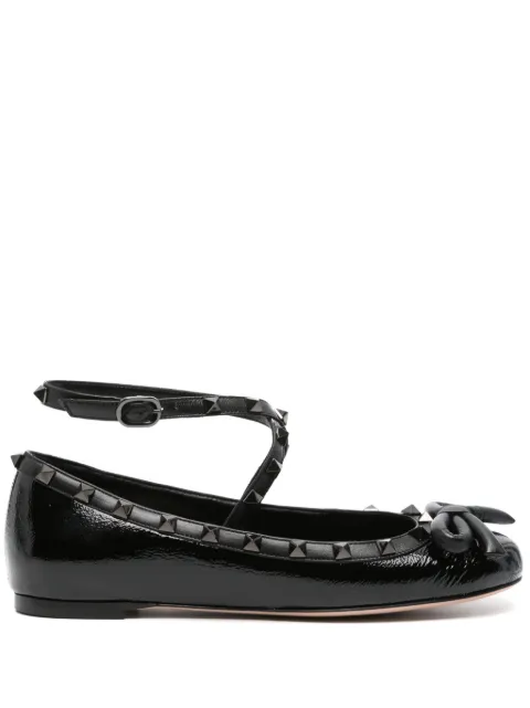 Valentino Garavani Rockstud leather ballet flats