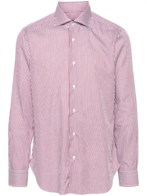 Barba camisa con rayas estampadas