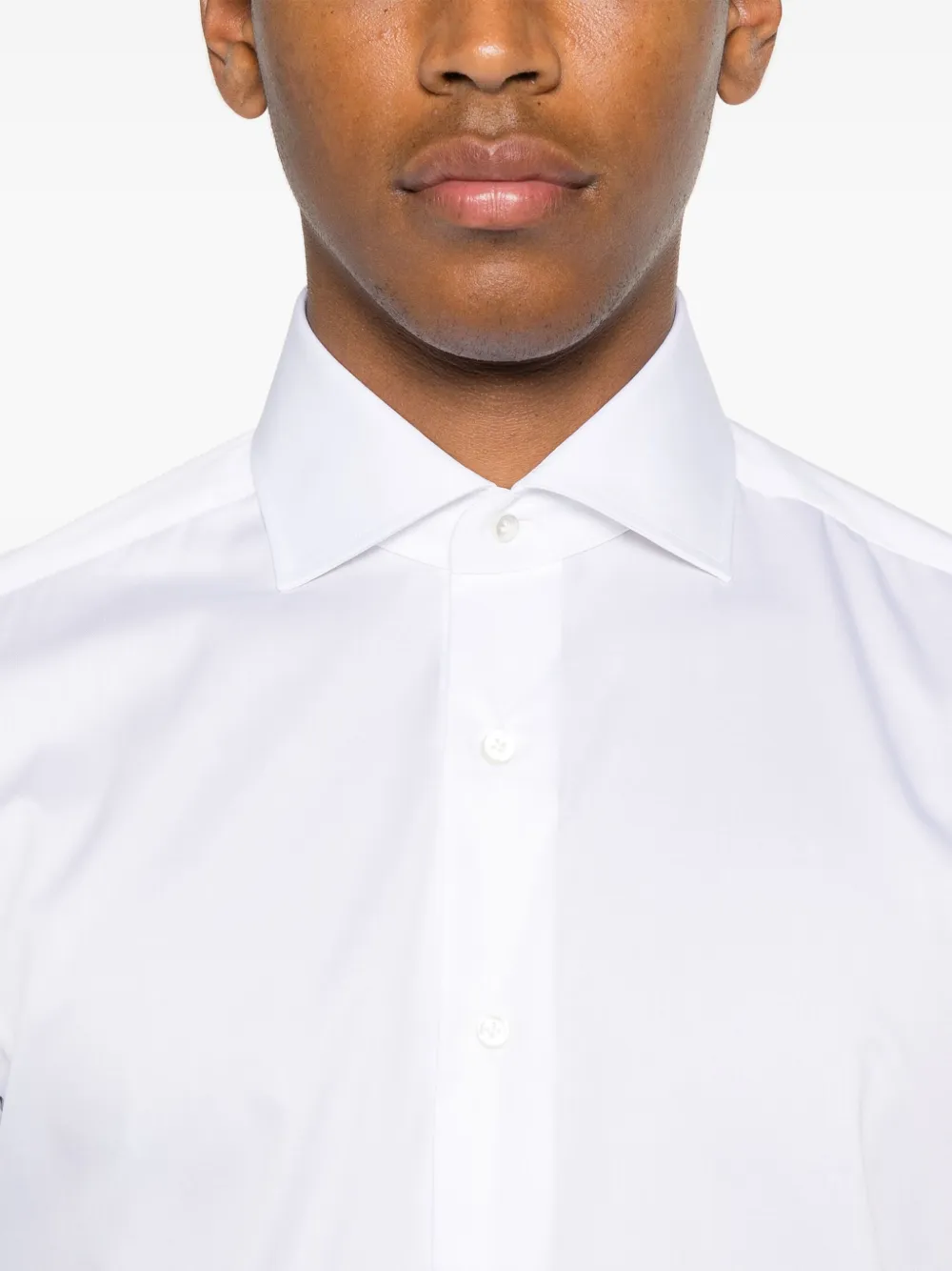 Barba Katoenen overhemd Wit