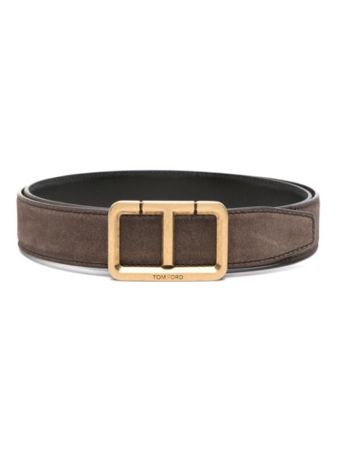 TOM FORD logo-buckle belt Men