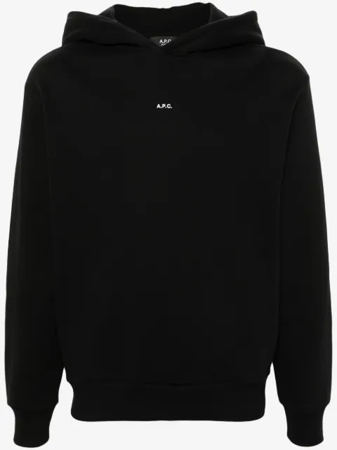 A.P.C. logo-print hoodie