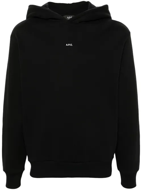 Hoodie à logo imprimé - A.P.C. - Modalova