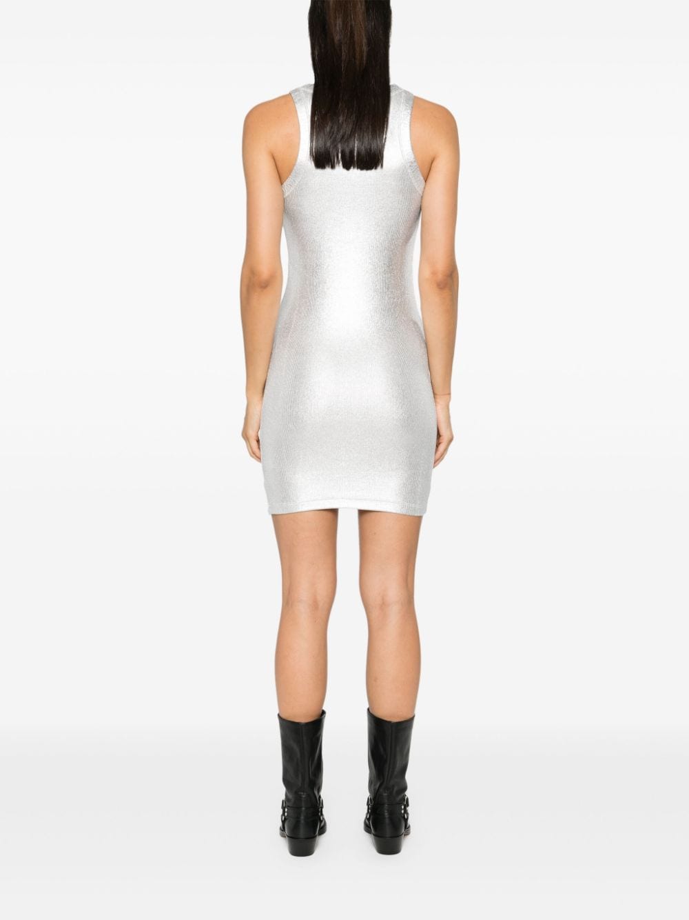 Shop Ba&sh Saphir Mini Dress In Silver