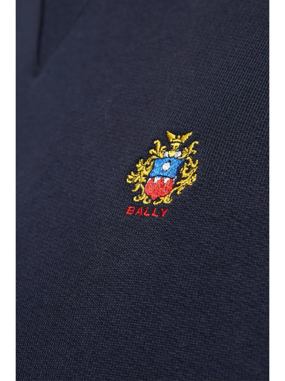 Bally Trui met geborduurd logo Blauw