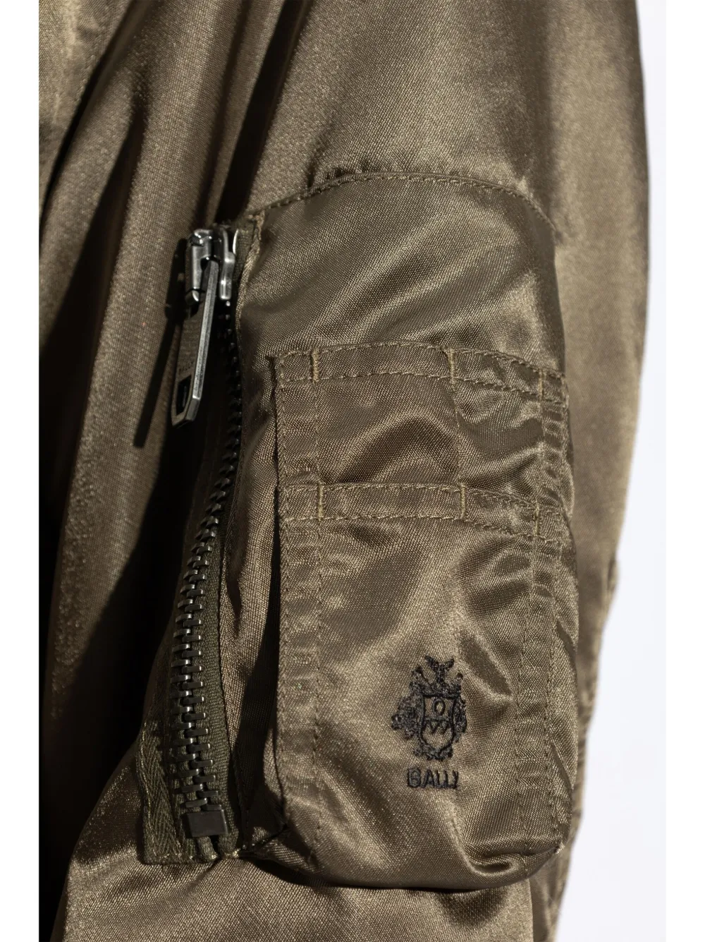 Bally Adrien Brody bomberjack Groen