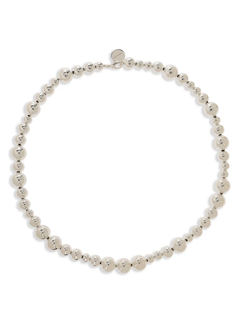 Lie Studio The Elly Necklace In Silver
