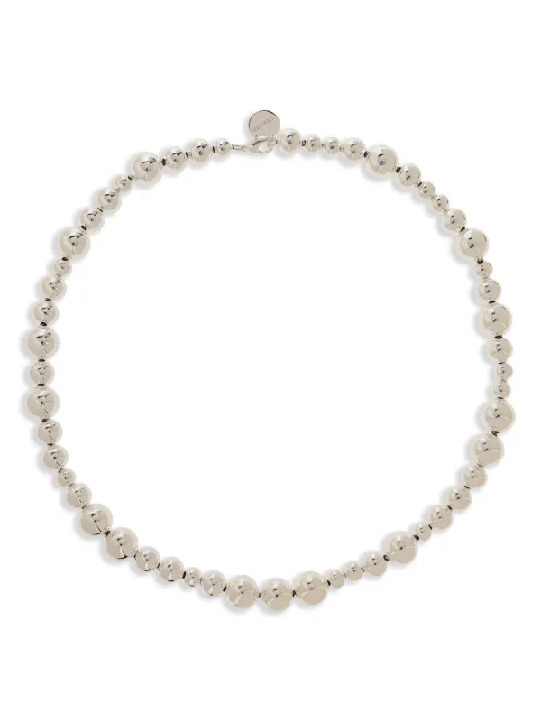LIE STUDIO THE ELLY ボールチェーンネックレス シルバー The Elly Necklace – LIÉ STUDIO