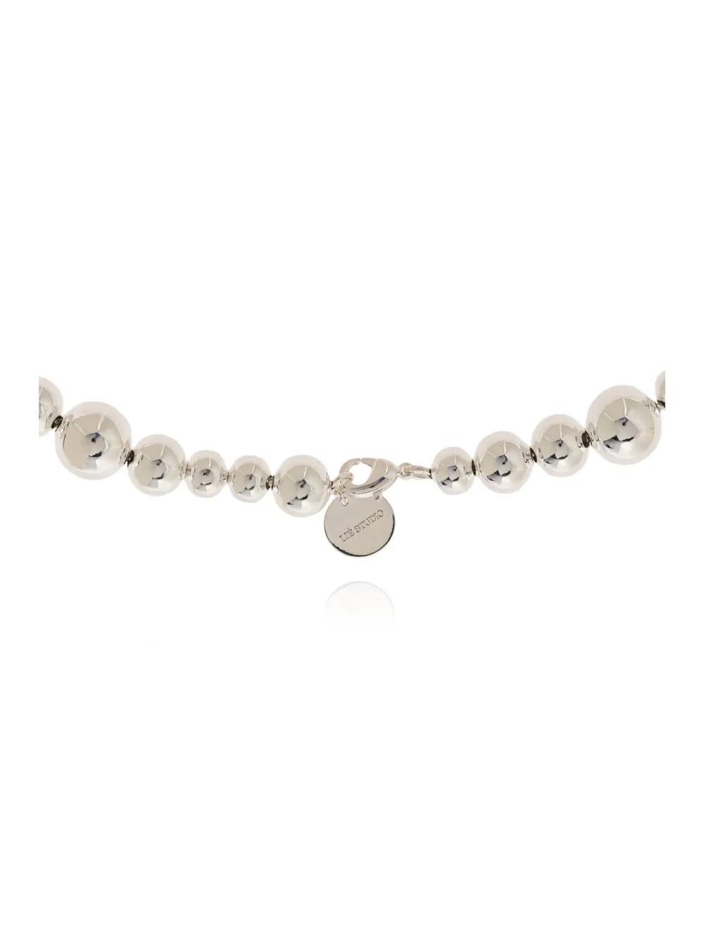 Lie Studio The Elly Necklace In Silver