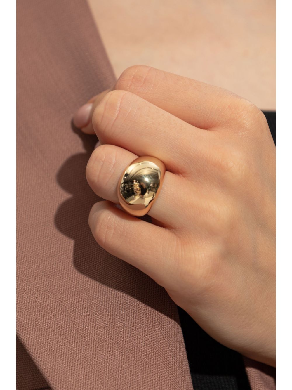 LIE STUDIO The Leah ring - Goud