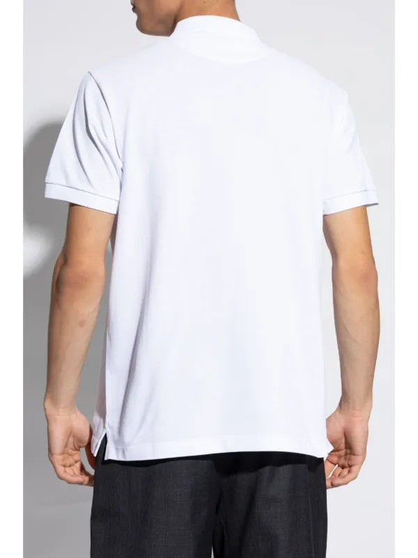 Tシャツ・カットソー BALLY Men T Shirts MJE05JCO018U001 White White Embroidered-Logo T-Shirt by Bally on Sale
