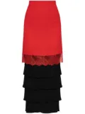 Moschino layered skirt