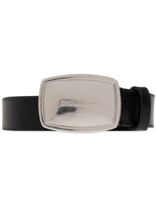 Ceinture en cuir à boucle logo - DSQUARED2 - Modalova