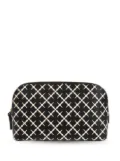 By Malene Birger Jacquard print make up bag - Black