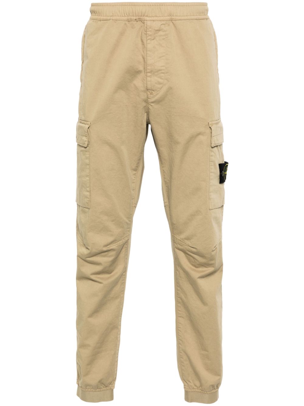 Stone Island Broek met Compass-logopatch Beige