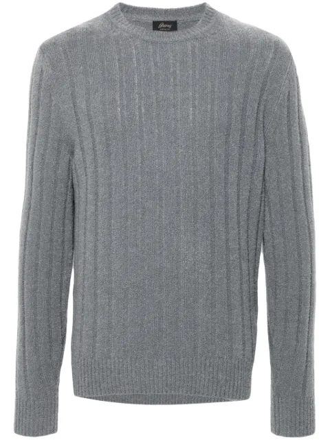 Brioni suéter tejido de canalé