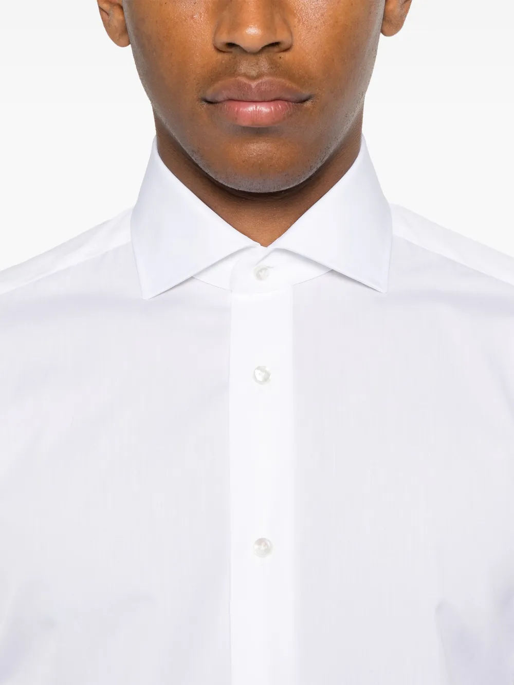 Barba Katoenen overhemd Wit