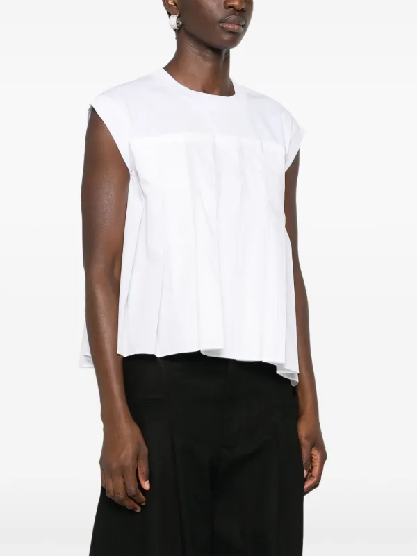 SALE！【SACAI】バックプリーツTシャツ (sacai/Tシャツ