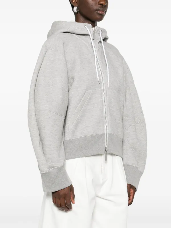 Sacai Sponge Sweat パーカー | グレー | FARFETCH JP