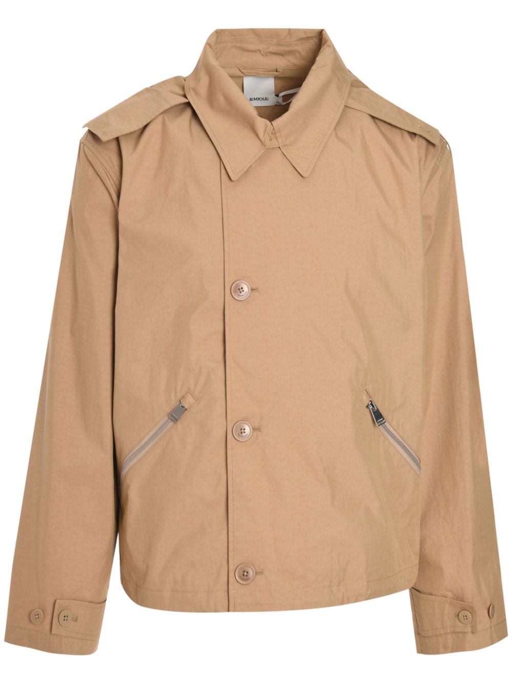 Simkhai detachable-hood ward utility jacket - Neutrals