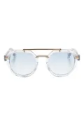 Cazal MOD 8047 pilot-frame sunglasses - Gold