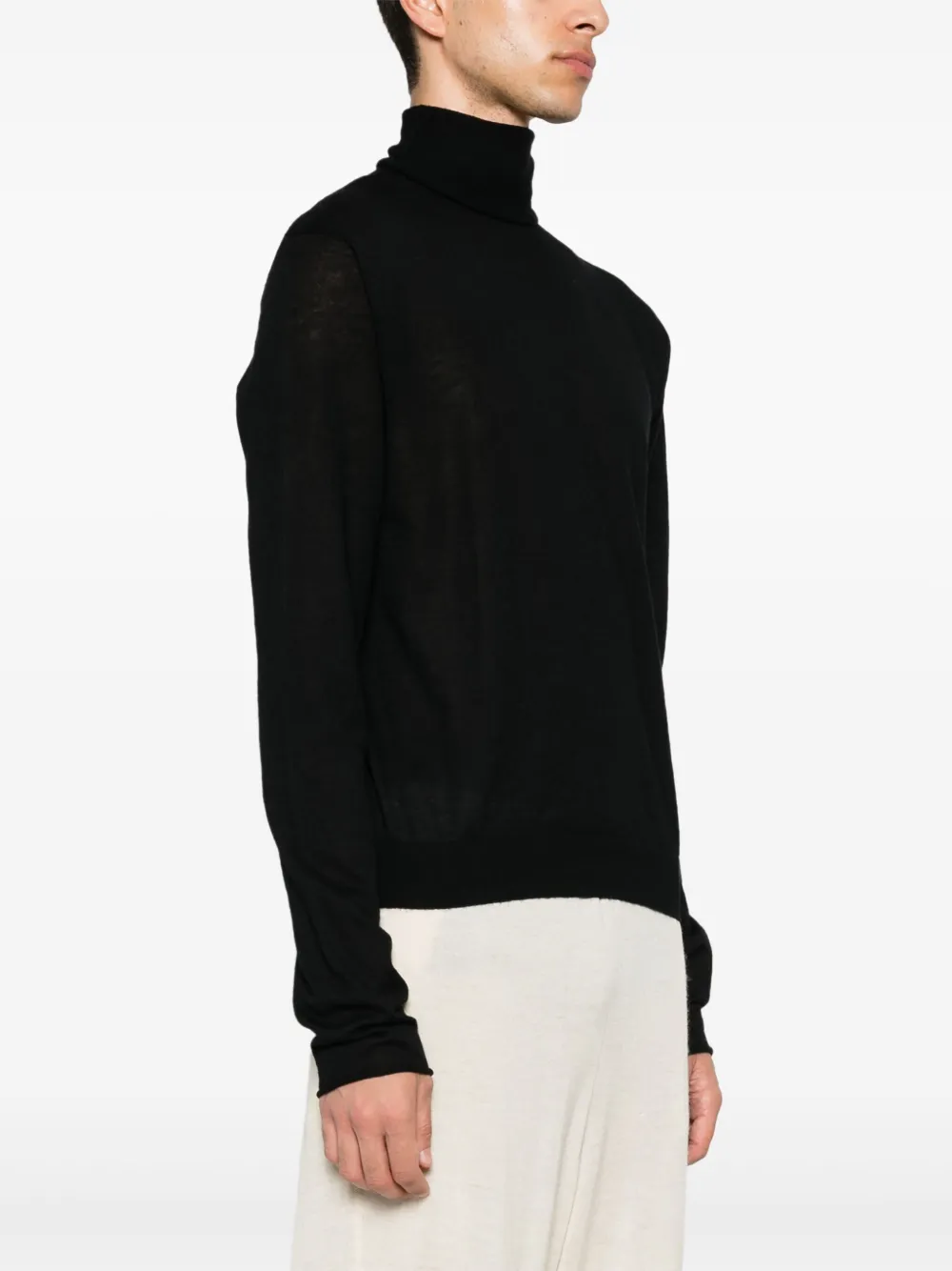 extreme cashmere Trui met print Zwart