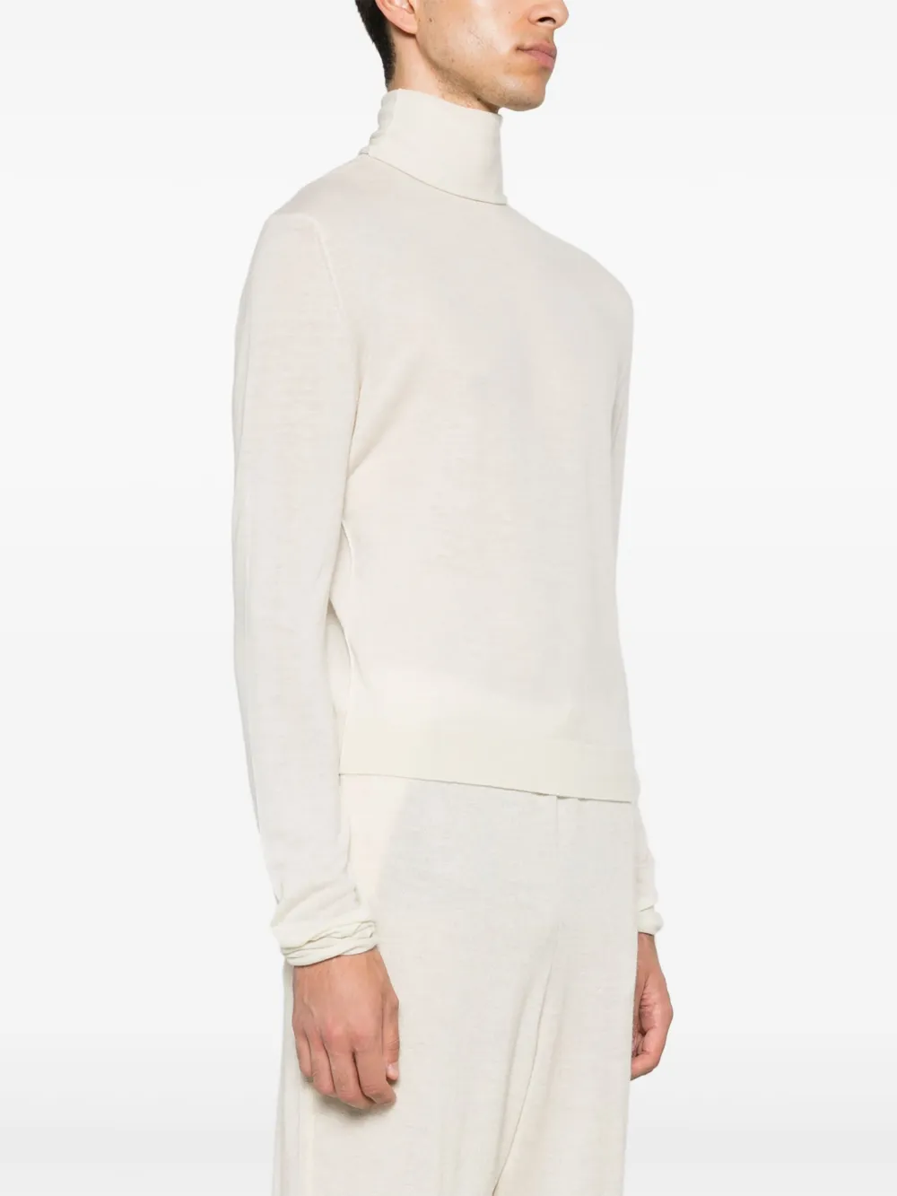 extreme cashmere Trui met print Beige
