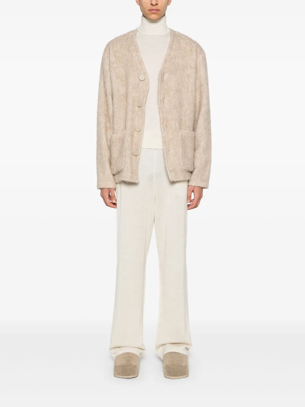extreme cashmere Trui met print - Beige