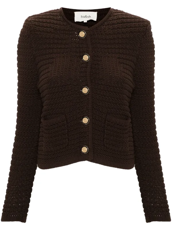 Ba&Sh Gaspard Cardigan | Brown | FARFETCH