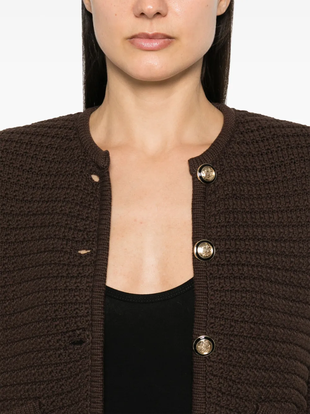Ba&Sh Gaspard vest Bruin