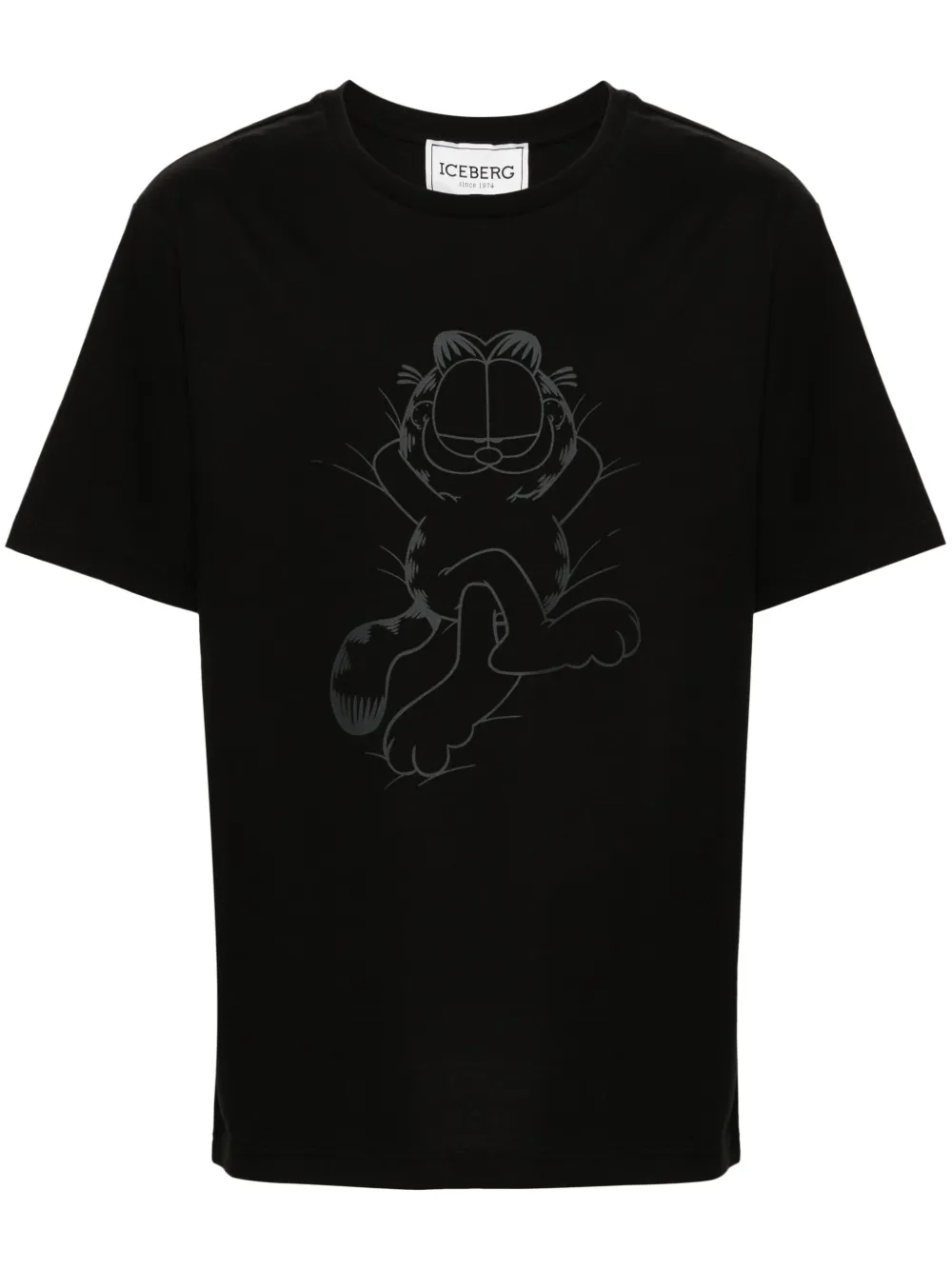Iceberg Playera Con Estampado Garfield Negro FARFETCH MX