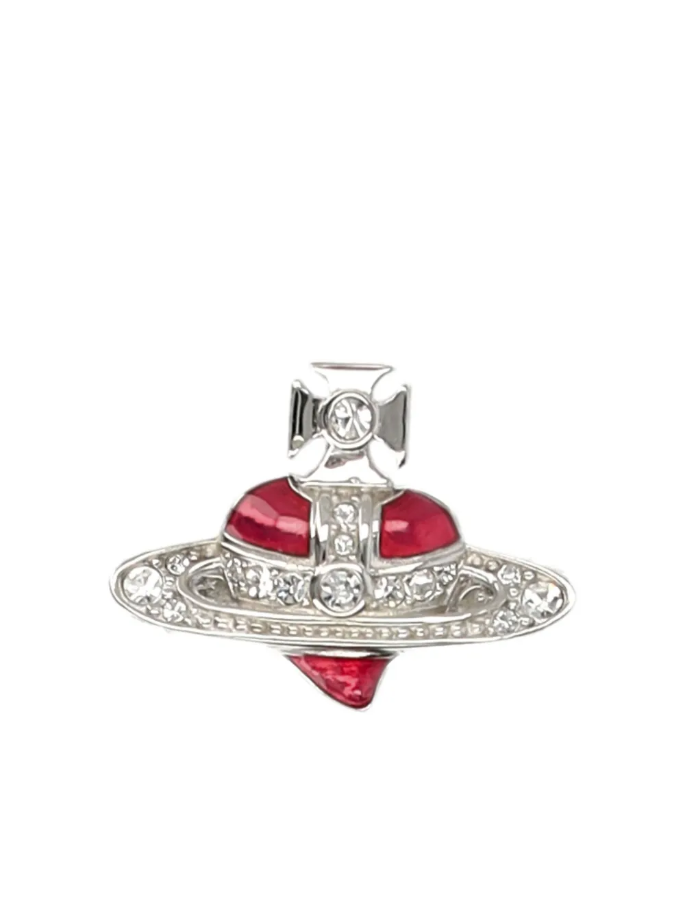 Vivienne Westwood New diamante heart ring