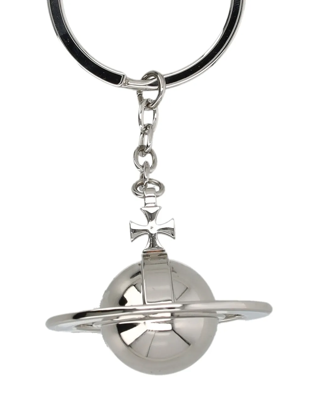 Vivienne Westwood 3D Orb keyring - Zilver