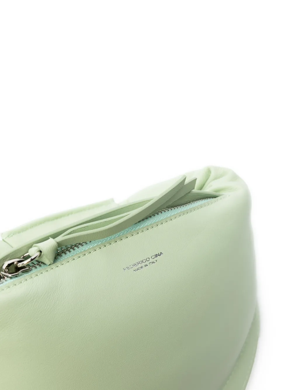 FEDERICO CINA Tortellino kleine shopper Groen