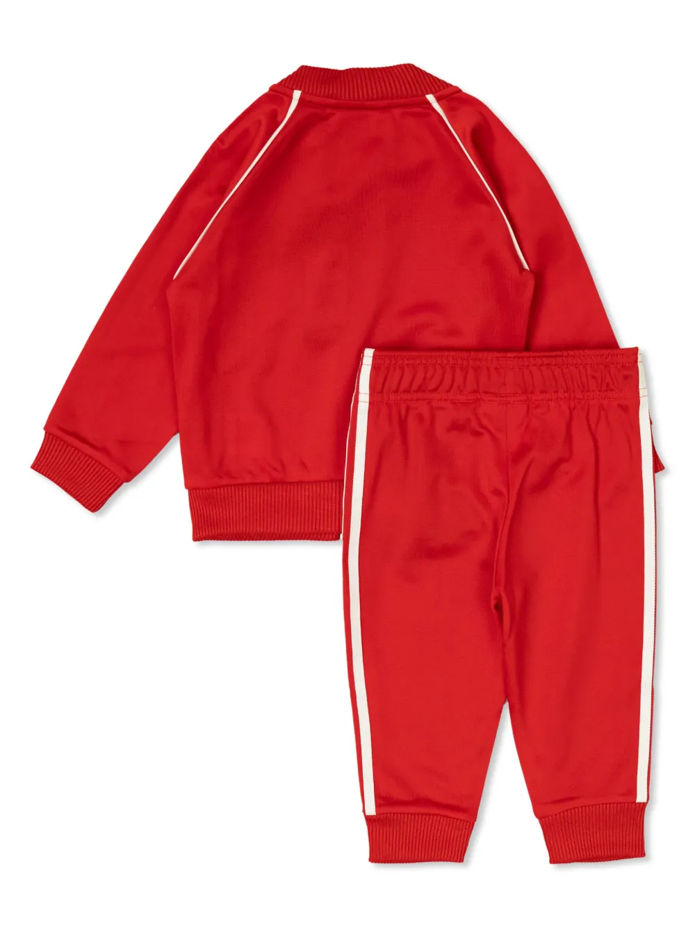 adidas Kids logo-embroidered tracksuit set - Rood