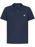 Moose Knuckles logo-appliqué polo shirt - Blue