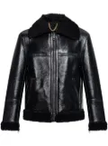 Bally Adrien Brody leather jacket - Black
