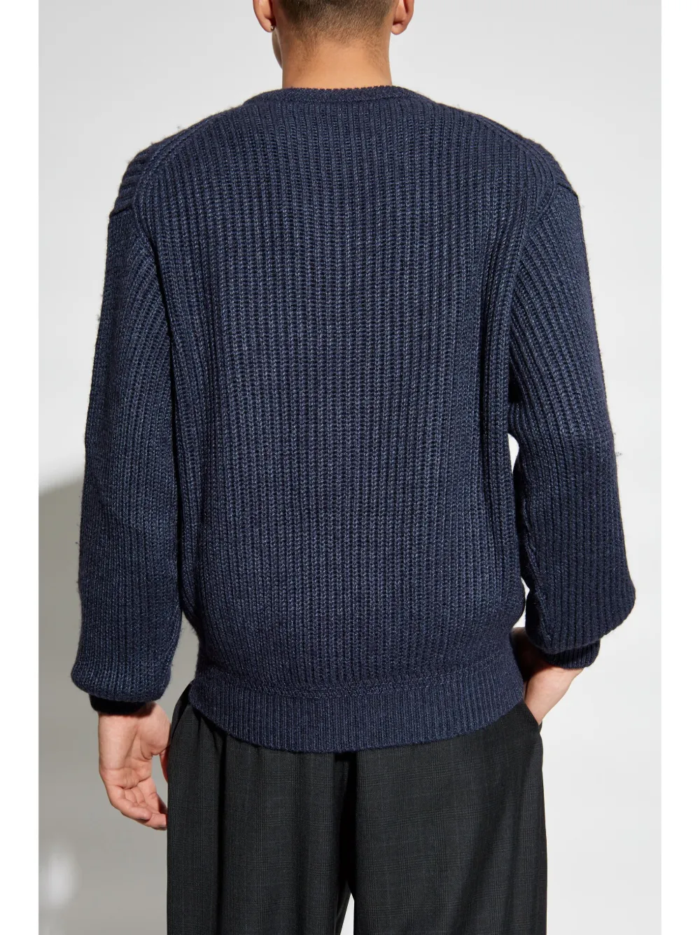 Bally Trui met logopatch Blauw