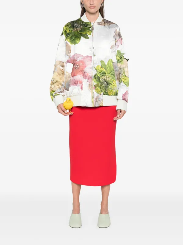 Stine Goya Sgnorea Bomber Jacket | White | FARFETCH