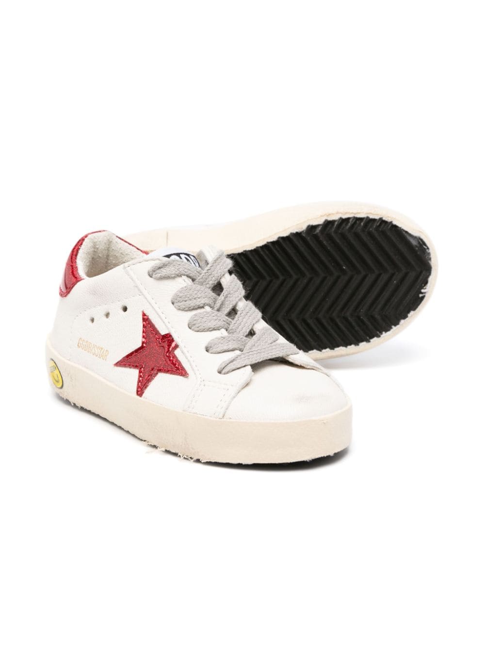 Golden Goose Kids Super-Star sneakers - Wit