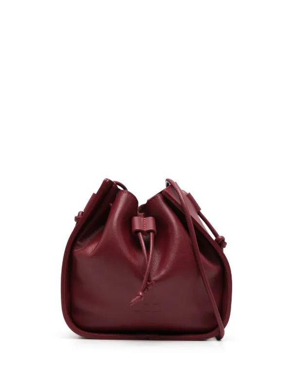 Forte Forte Leather Bucket Bag Red FARFETCH CA