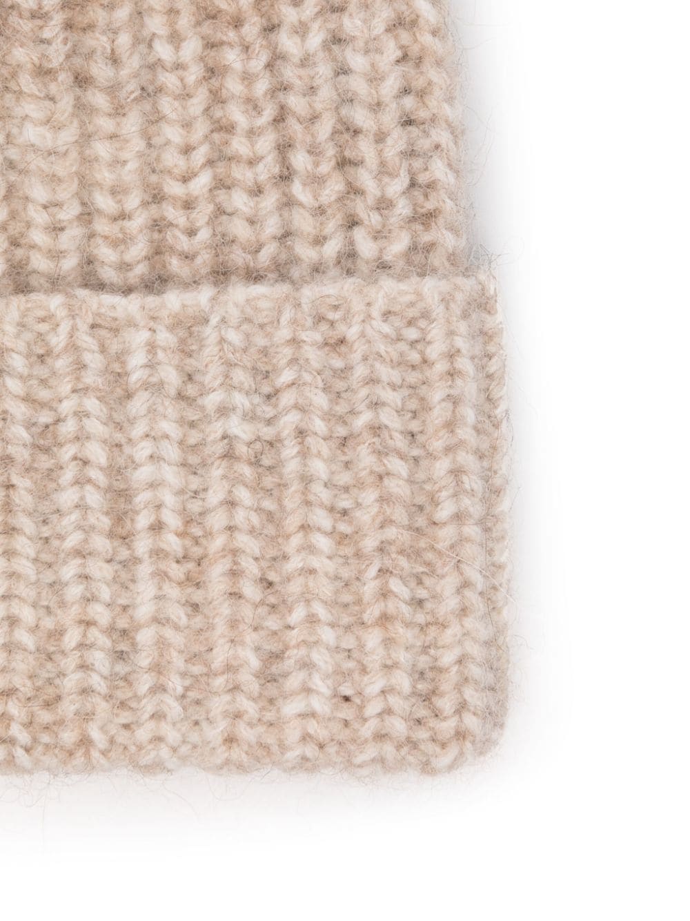 Brunello Cucinelli Kids knitted beanie hat - Beige