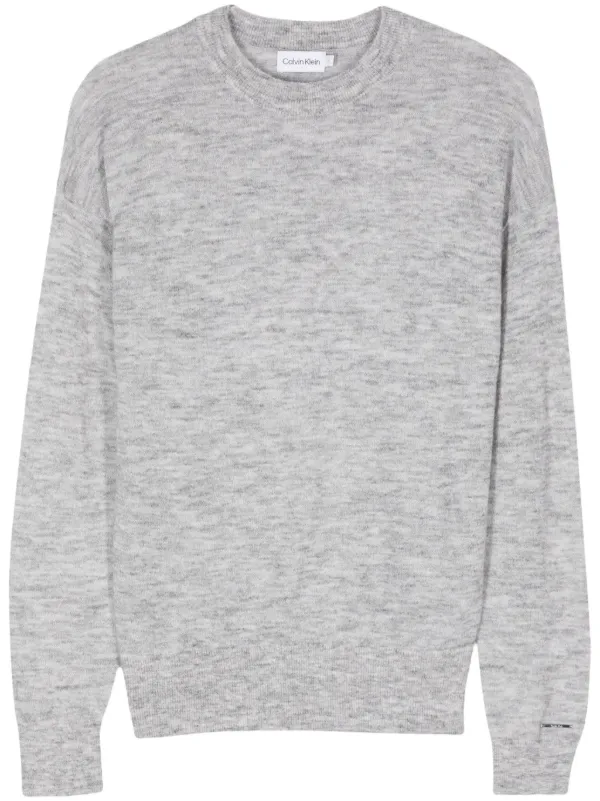 Calvin klein gray sweater sales