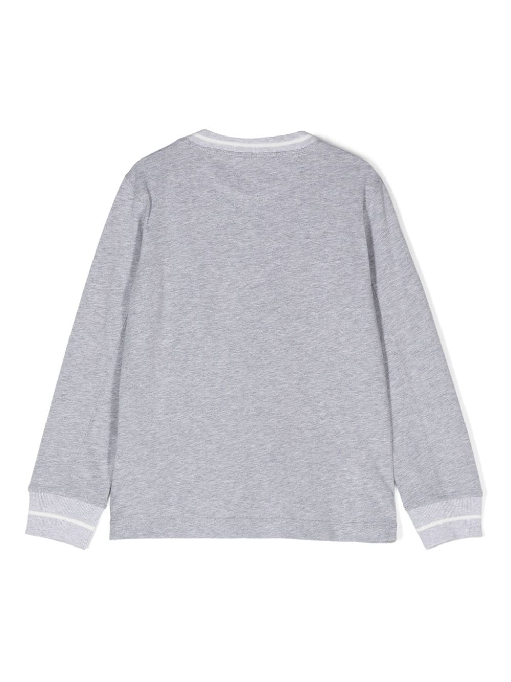 Brunello Cucinelli Kids Sweater met logoprint - Grijs