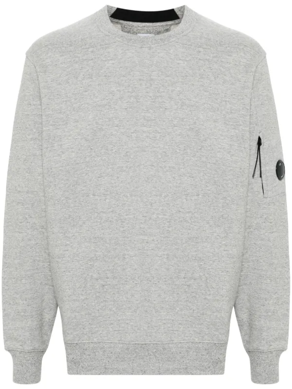 C.P. Company Lens detailed sweatshirt men Cotton S Grey