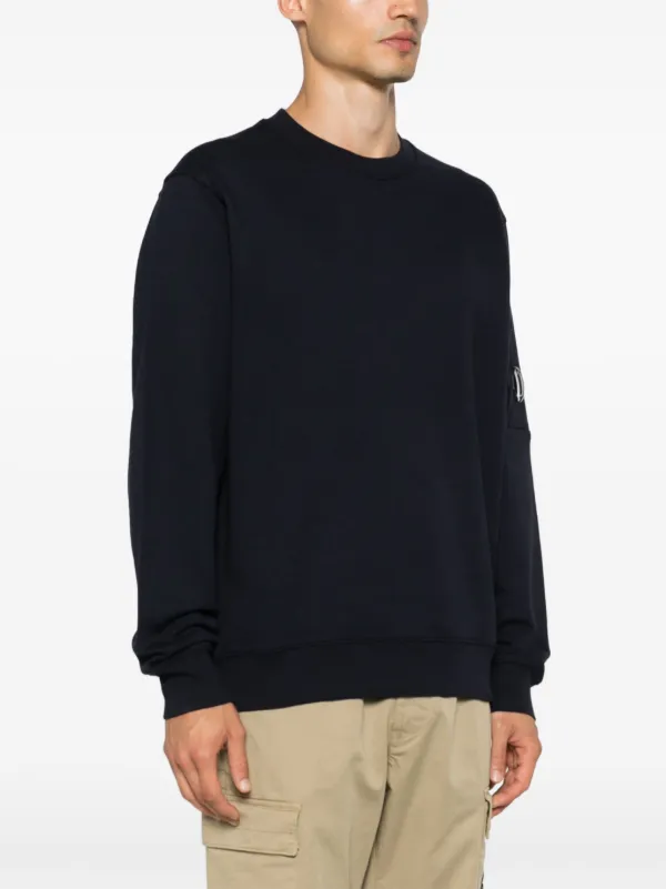 CP COMPANY  スウェットシャツ レンズ付き C.P. Company レンズディテール スウェットシャツ | ブルー