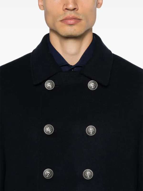 美品 Brunello Cucinelli カシミアコート Brunello Cucinelli カシミア コート | ブルー | FARFETCH JP